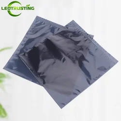 50PCS Big Anti Static Shielding Zip Lock ESD Instrument Packaging Bag DIY Electronic Components Chip Hard Disk Storage Pouches