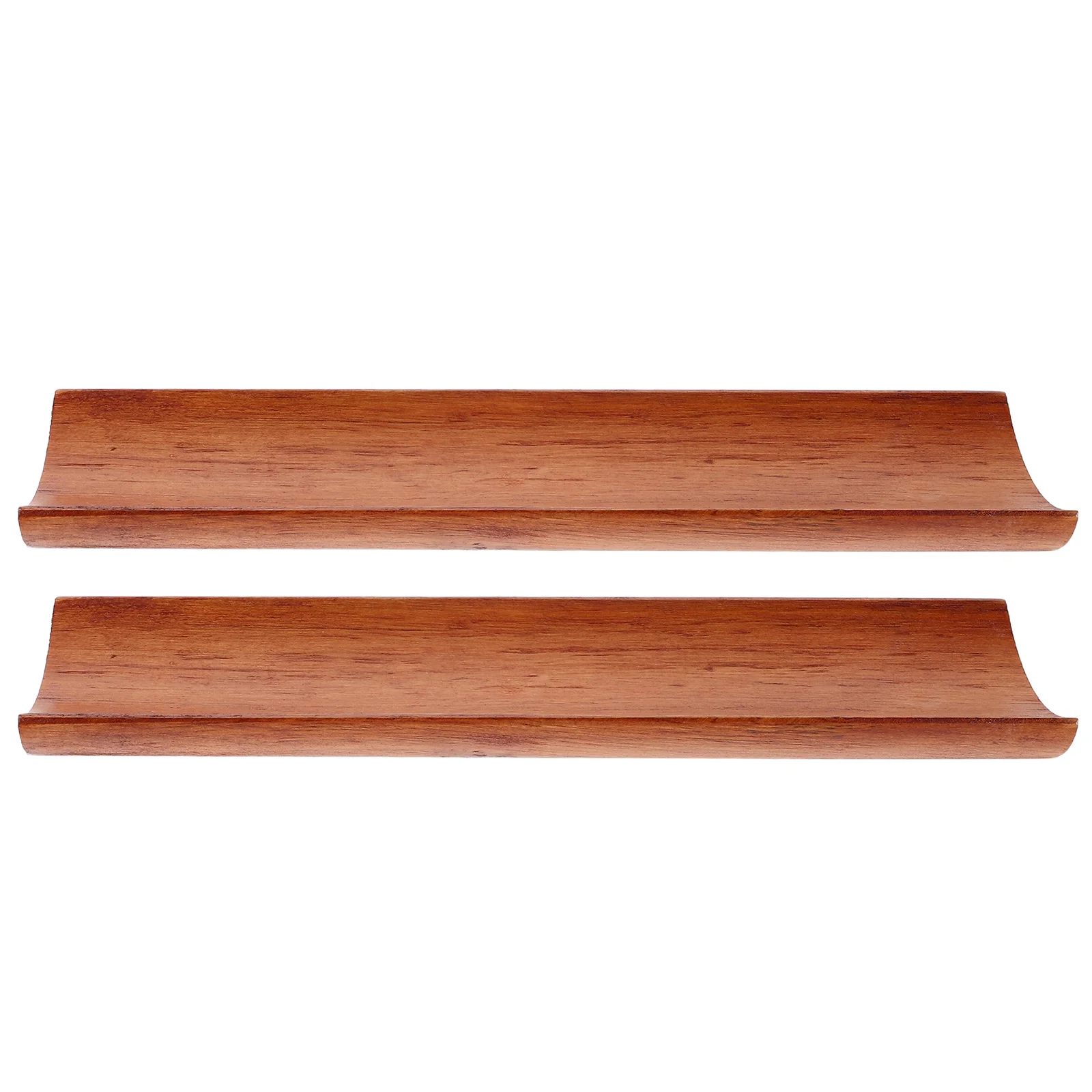 

2Pcs Wooden Serving Tray Japanese Style Platter Sashimi Plate Lightweight Portable for Hotel Restaurant Use