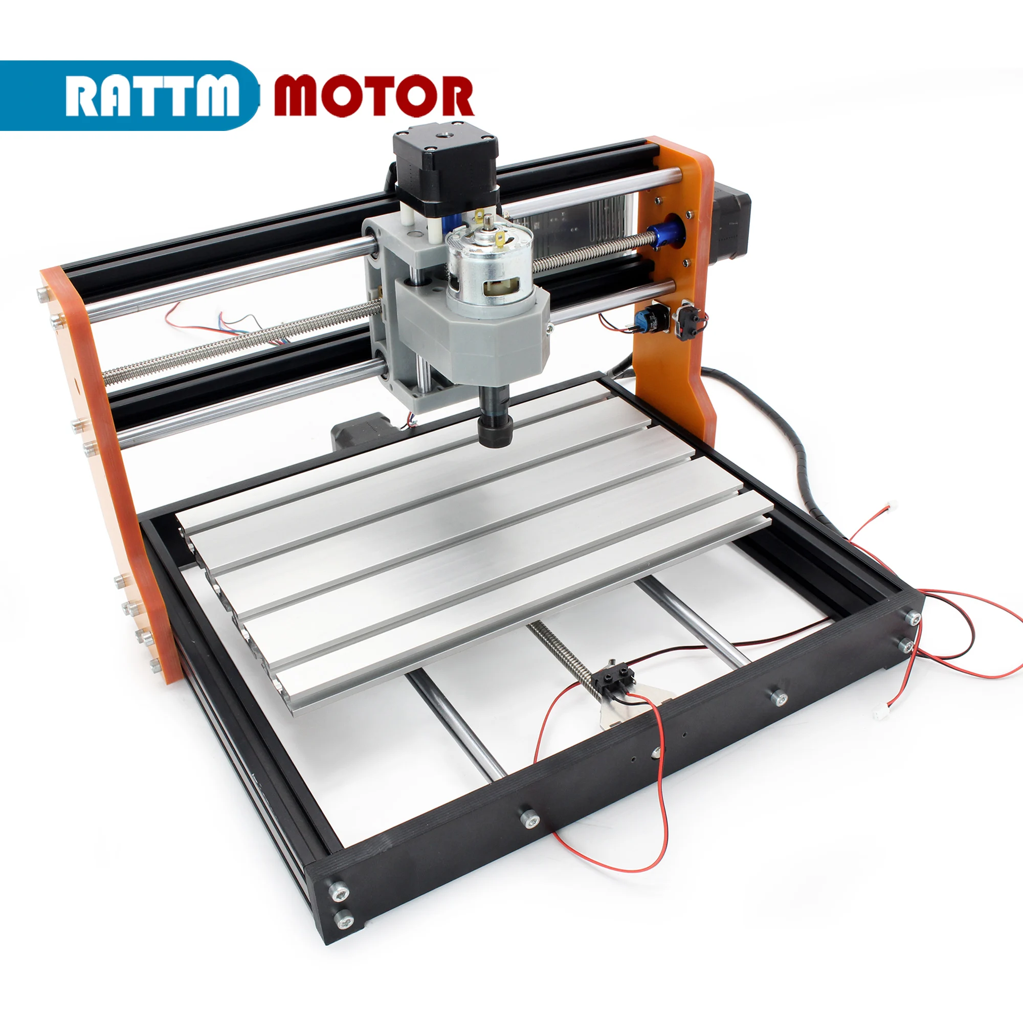 Mini fai da te 3 assi 3018 Pro fresatrice per incisione laser CNC + arresto di emergenza + finecorsa + 5.5W 10W 15W Laser