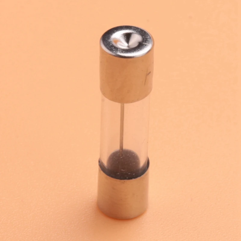 O vidro lento do atraso do tempo do sopro funde tubos, 5mm x 20mm, 250V, 10Amp, 20 PCes