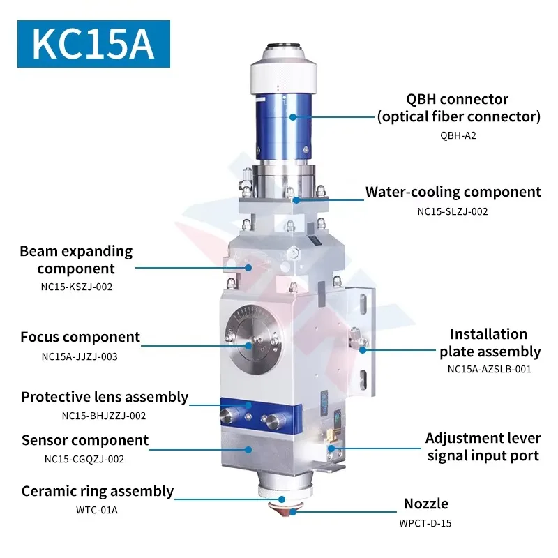 Brand New WSX Head KC15A 2KW Flat Cutting Head for Cutting Machine