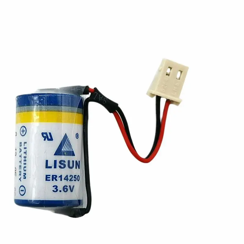 2pcs/lot ER14250 3.6V Lithium Battery PLC Programmer Locator Accessories