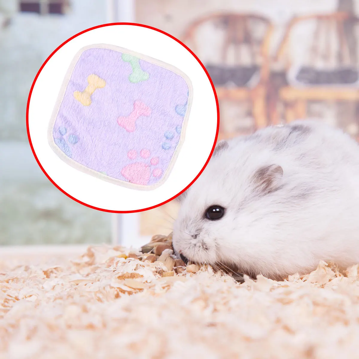 

Pet Dog Blanket Small Bone Printed Carpet Super Soft Cozy Waterproof Travel Outside Couch Pet Bed Puppy Sleep Mat