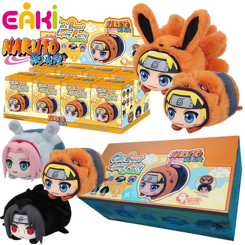 

New Official Eaki Naruto Collection Soft Dolls Models Fans Love Fantasy Anime Creative Blind Box Toys Christmas Surprise Gifts