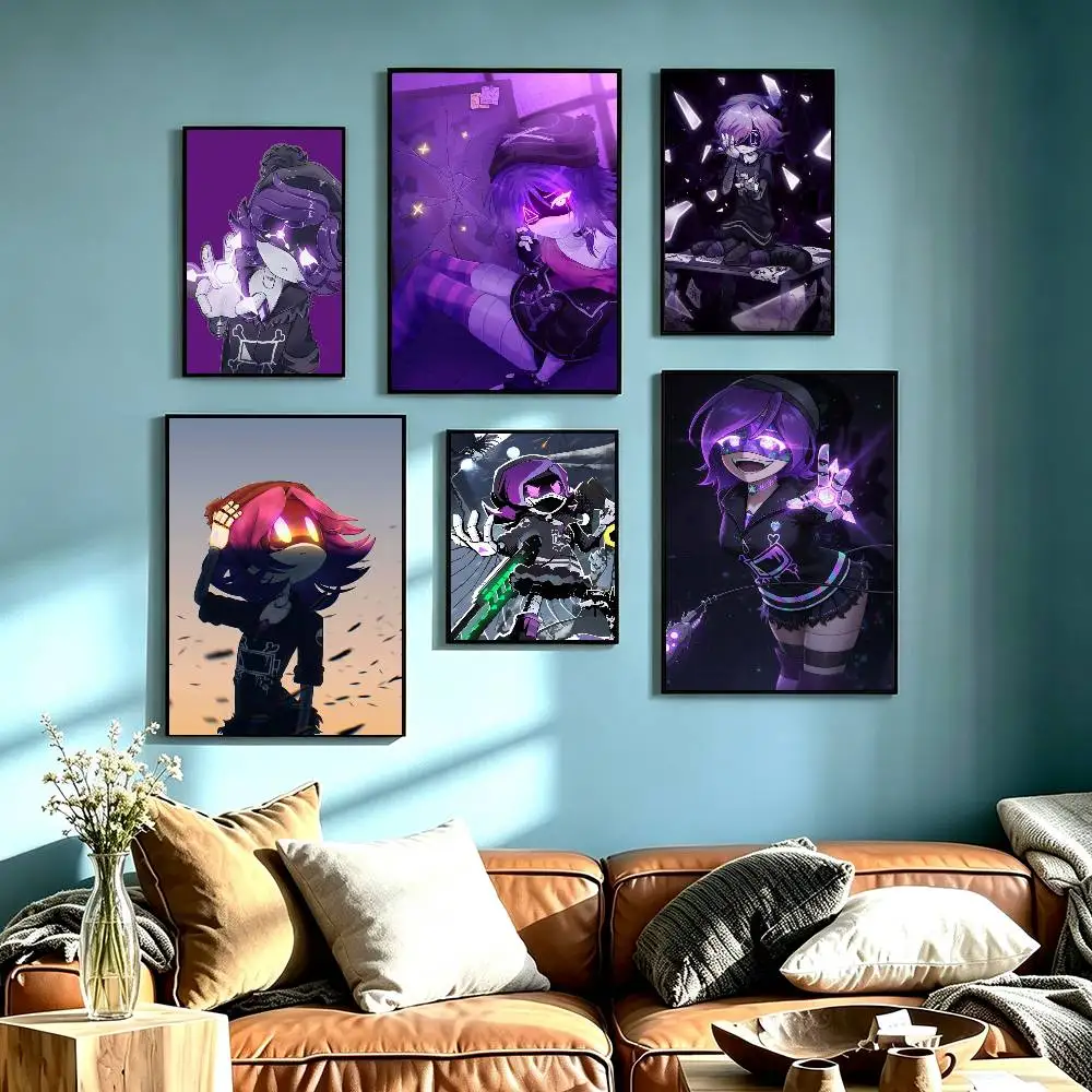 Gothic M-Murder D-Drones UZI Poster High Quality Dorm Living Room Aesthetic Wall Decoration Painting Stickers Gift