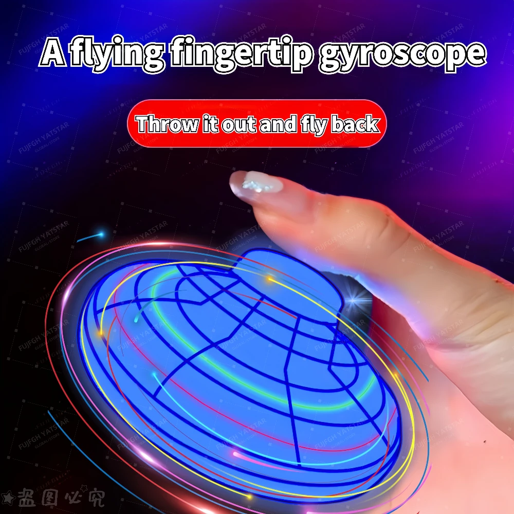 Flying Ball Luminous Mini Drone Light Magic Spinner Ball Induction Quadcopter Aircraft Drone Kids Toys Christmas Birthday Gifts