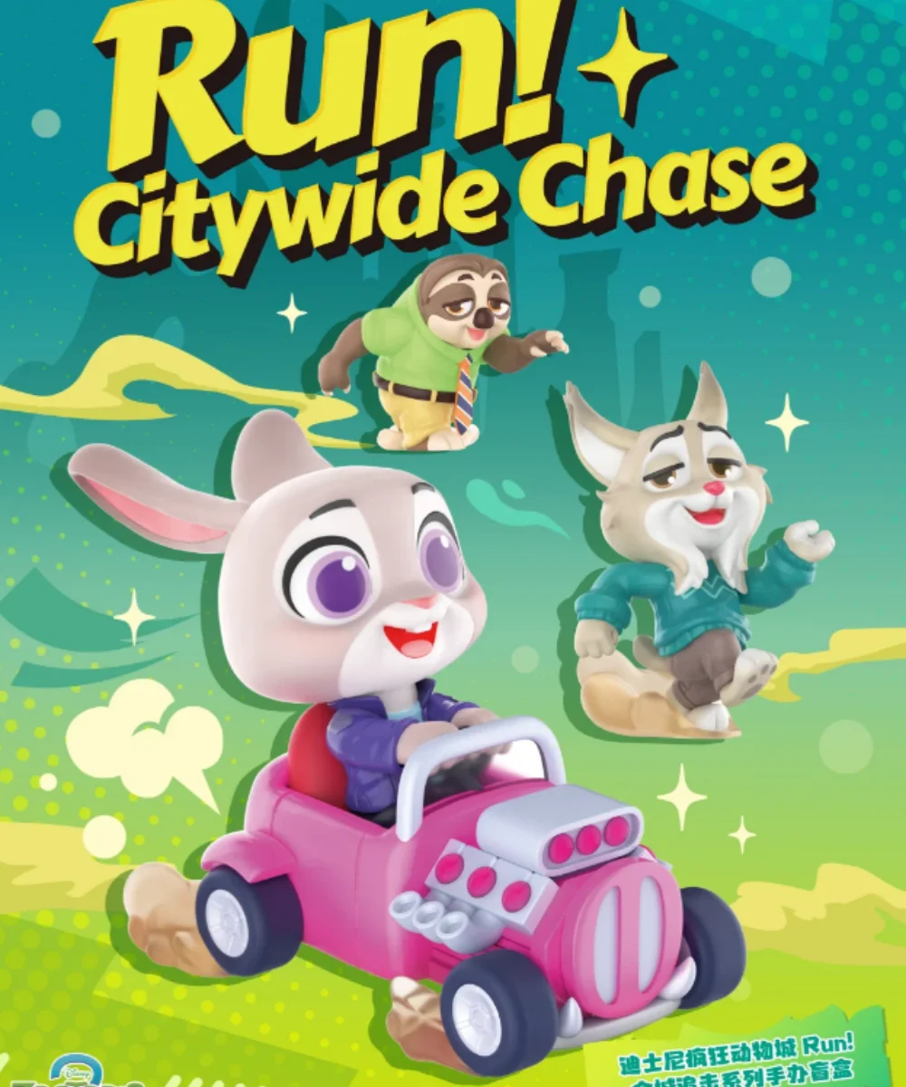 Echte Hot Zootopia Run! Citywide Chase Series Plastic Knuffel Blind Box voor Kinderen Fans Verjaardagscadeau