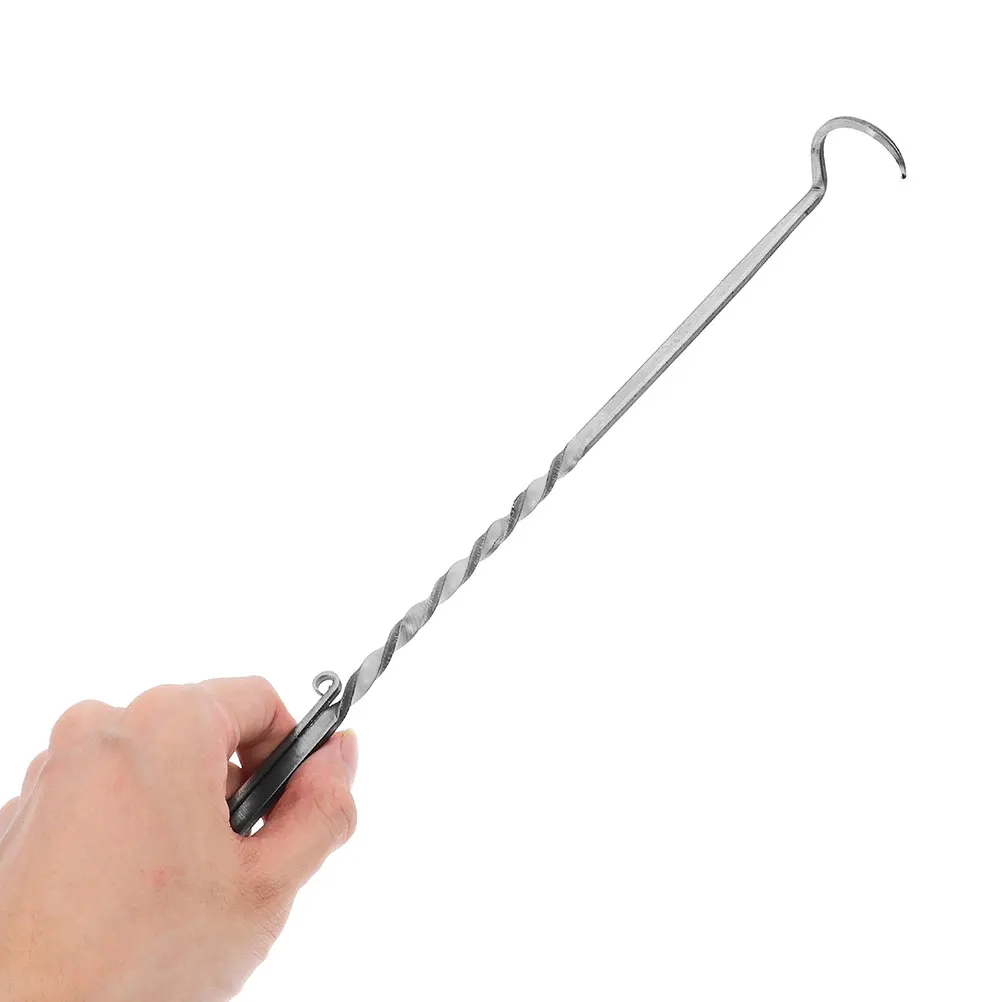 

Stainless Steel BBQ Flip Hook Meat Turner for Outdoor Grilling Cooking Poultry Steak Food Flippers Hooks Easy Clean Heat