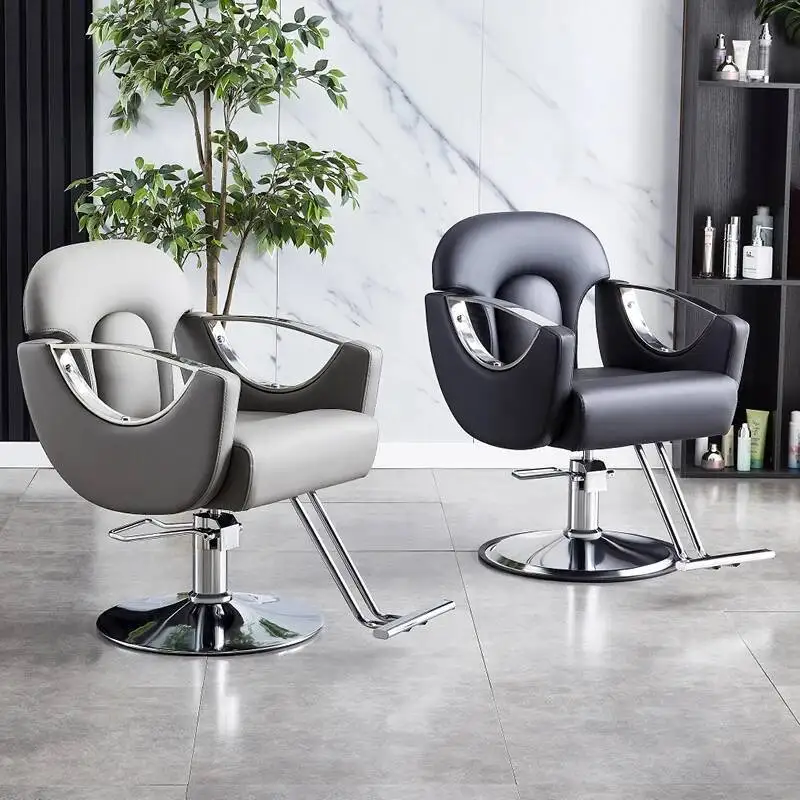 

Swivel Leather Barbers Armchairs Luxury Pedicure Professional Hairdressing Chair Stylist Sillas Barberia Barber Equipment MQ50BC