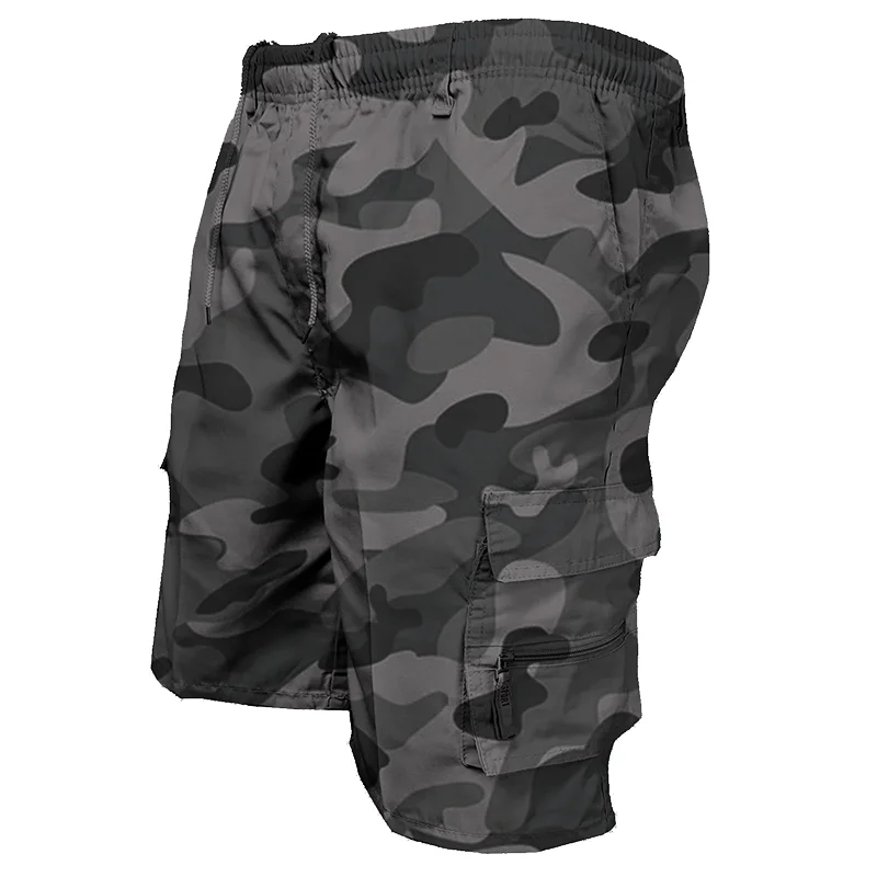 Heren Tooling Shorts Side Multi-Zakken Mannen Losse Work Shorts Casual Korte Broek Mannelijke Zomer Outdoor Shorts