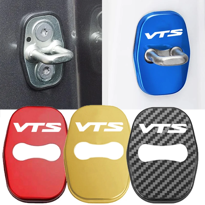 

4 шт., Пряжка из нержавеющей стали для автомобильного дверного замка Citroen VTS Badge C2 C4 C3 C5 C8 Berlingo Xsara, защита от ржавчины