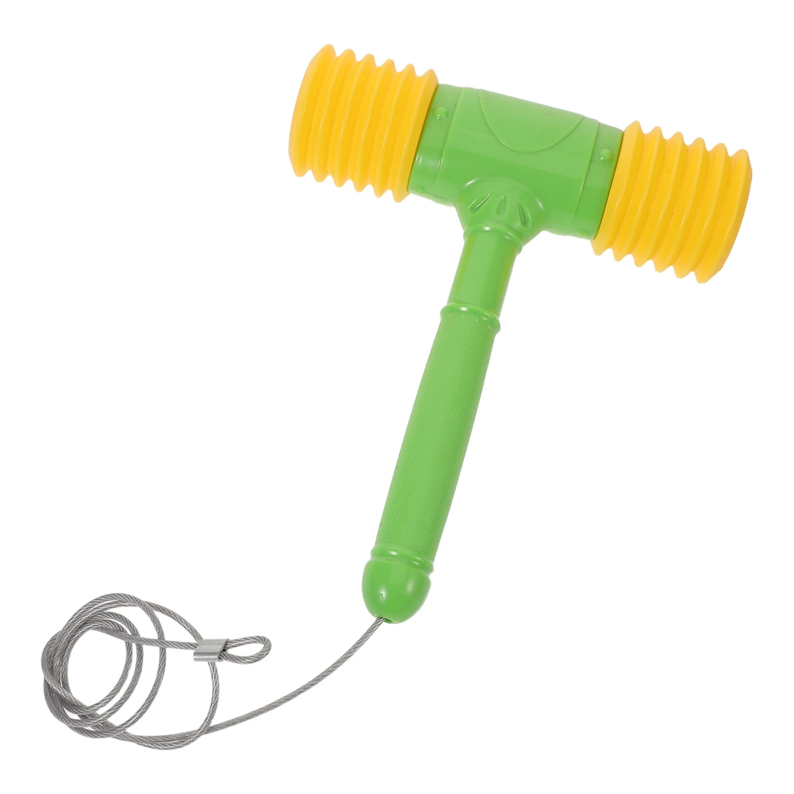 مطرقة قصف للأطفال، دعائم لعبة هاك مولز، مطرقة بلاستيكية صفراء، مطرقة ترفيهية للأطفال الصغار، التنسيق بين اليد والعين