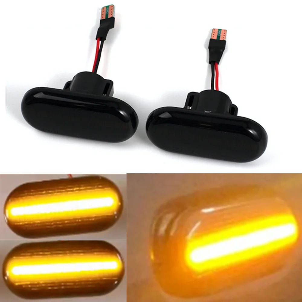 Dynamic Led Turn Signal Lights Side Marker For Renault Clio Trafic Kangoo Twigo Dacia Logan Duster Nissan Interstar Primastar