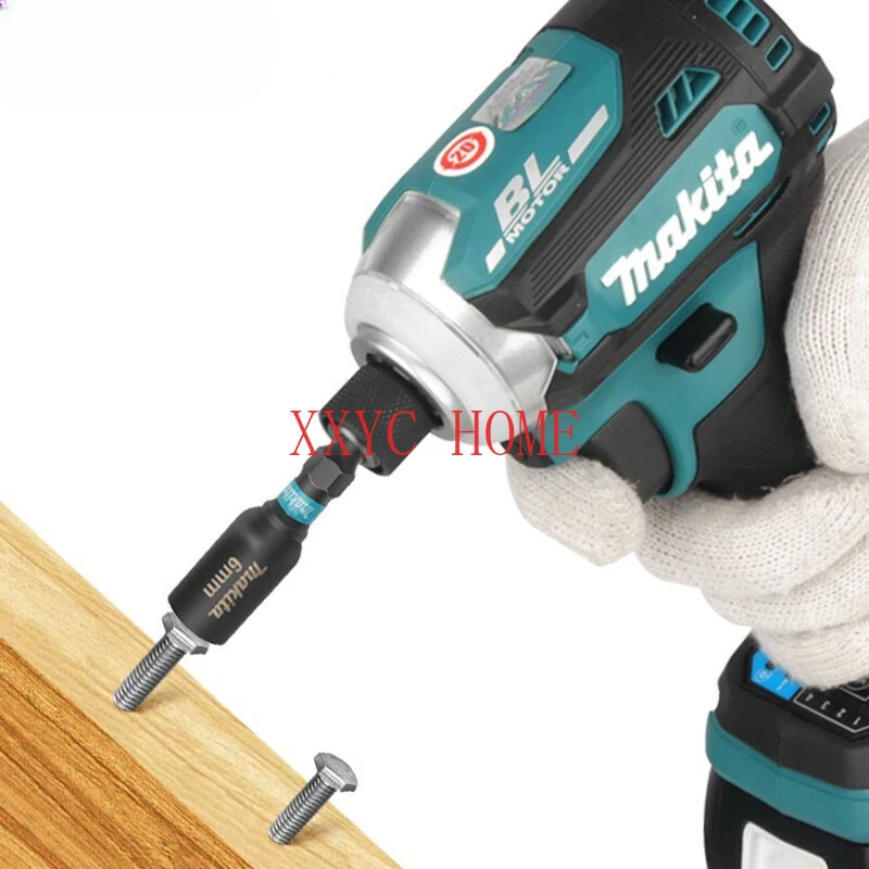 

Makita E-18035 Electric Screwdriver Hexagonal Handle Magnetic Sleeve 6PCS Set 1/4” Impact Resistant Sleeve 6/7/8/10/12/13mm