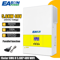 EASUN POWER 5.6KW Soalr Inverter PV input 500Vdc 5500W Power MPPT 100A Charger 220VAC 48VDC Pure Sine Wave inverter With WiFI