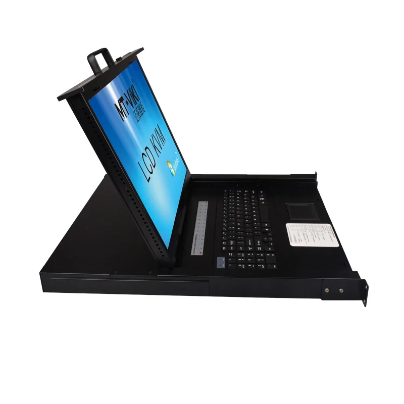 2025 MT-ViKI 19 Inch IP LCD KVM Console Drawer 16 Port VGA, 1U RACK KVM Switch 19'' LCD KVM Switch Over IP view 4
