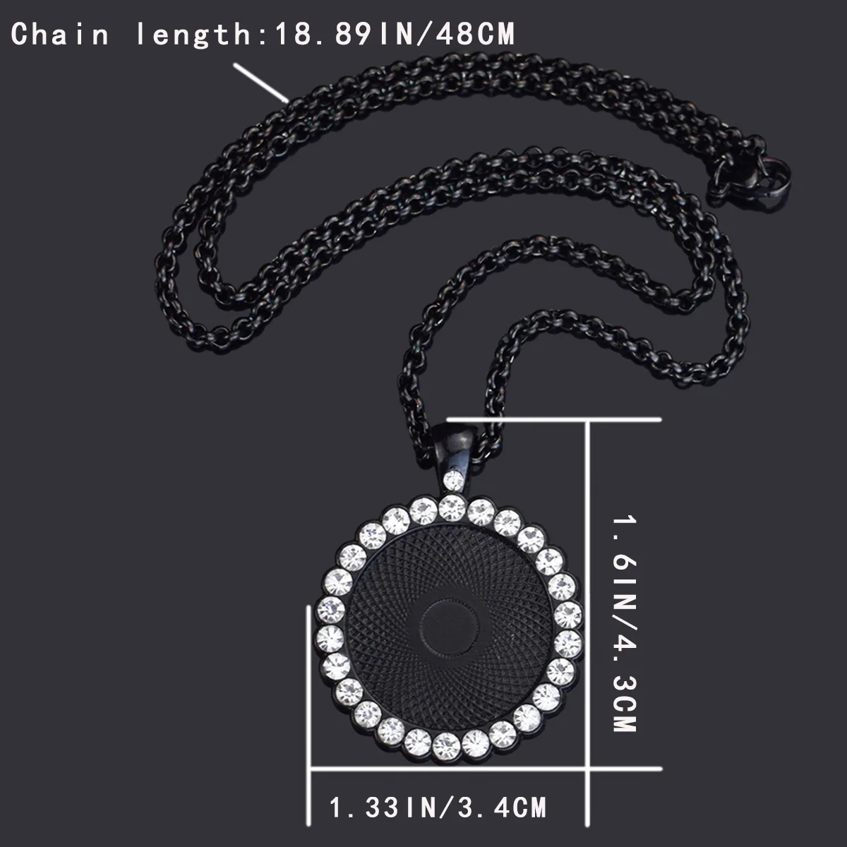 1 قطعة ساعة الحشرات الطائرة تحت عنوان حجر الراين الأسود قلادة قلادة الزجاج كابوشون الأزياء الميكانيكية قلادة قلادة معدنية هدية