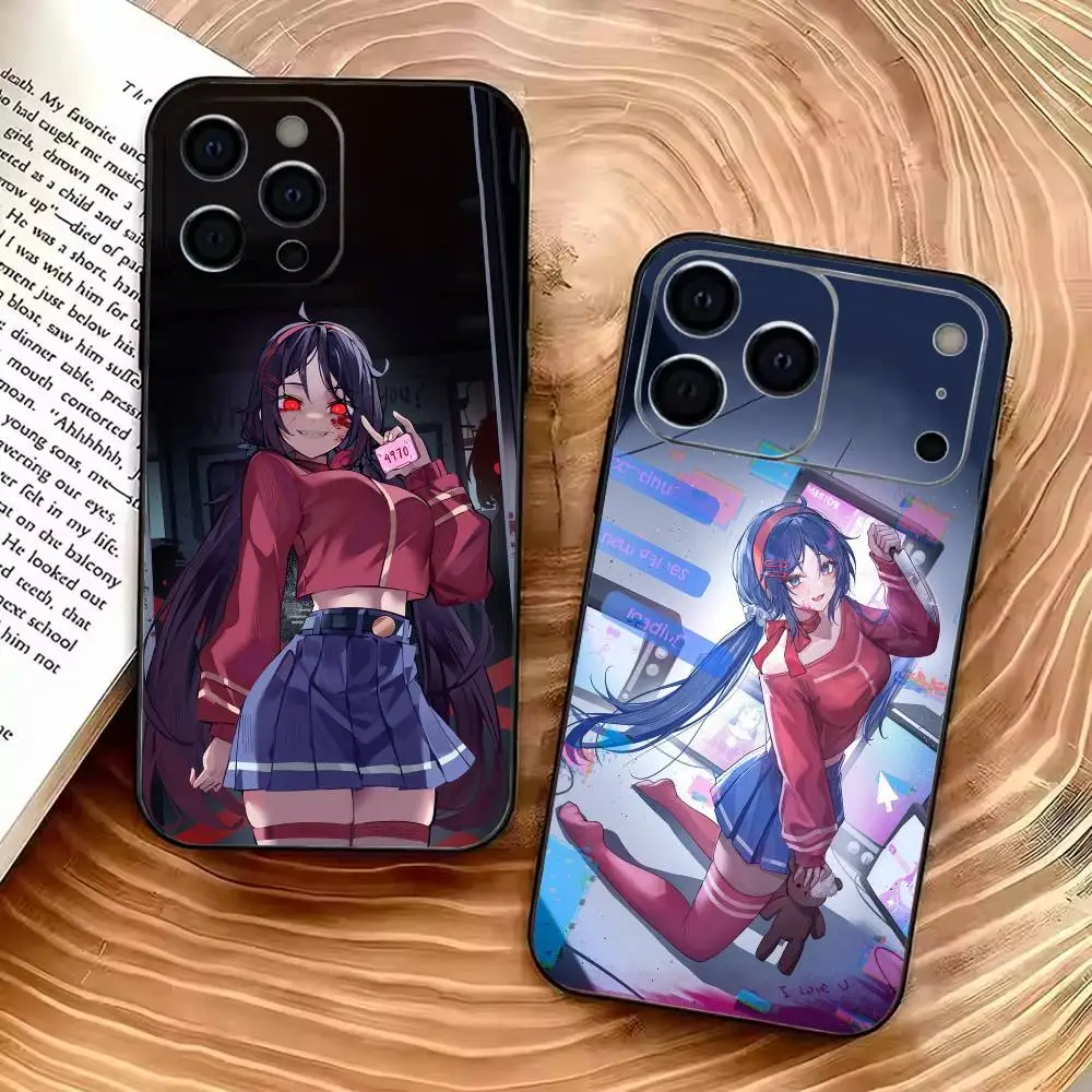 Cute Indie Game M-MiSide Mita-a Phone Case For iPhone 17,16,15,14,13,12,11 Pro Max,16/15/14Plus,XS Soft Black Cover