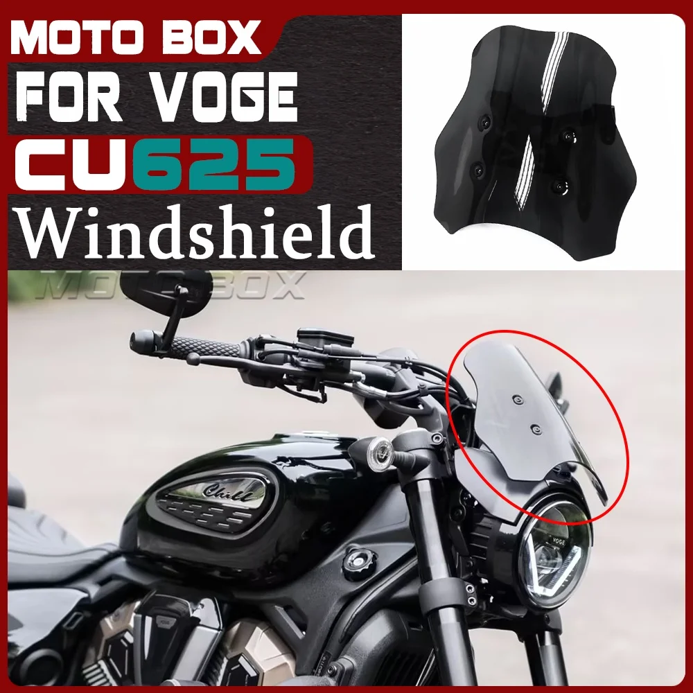 

For VOGE CU625 Smoke Wind Deflector Headlight Guard Special-shaped Head Cover Modified Accessories