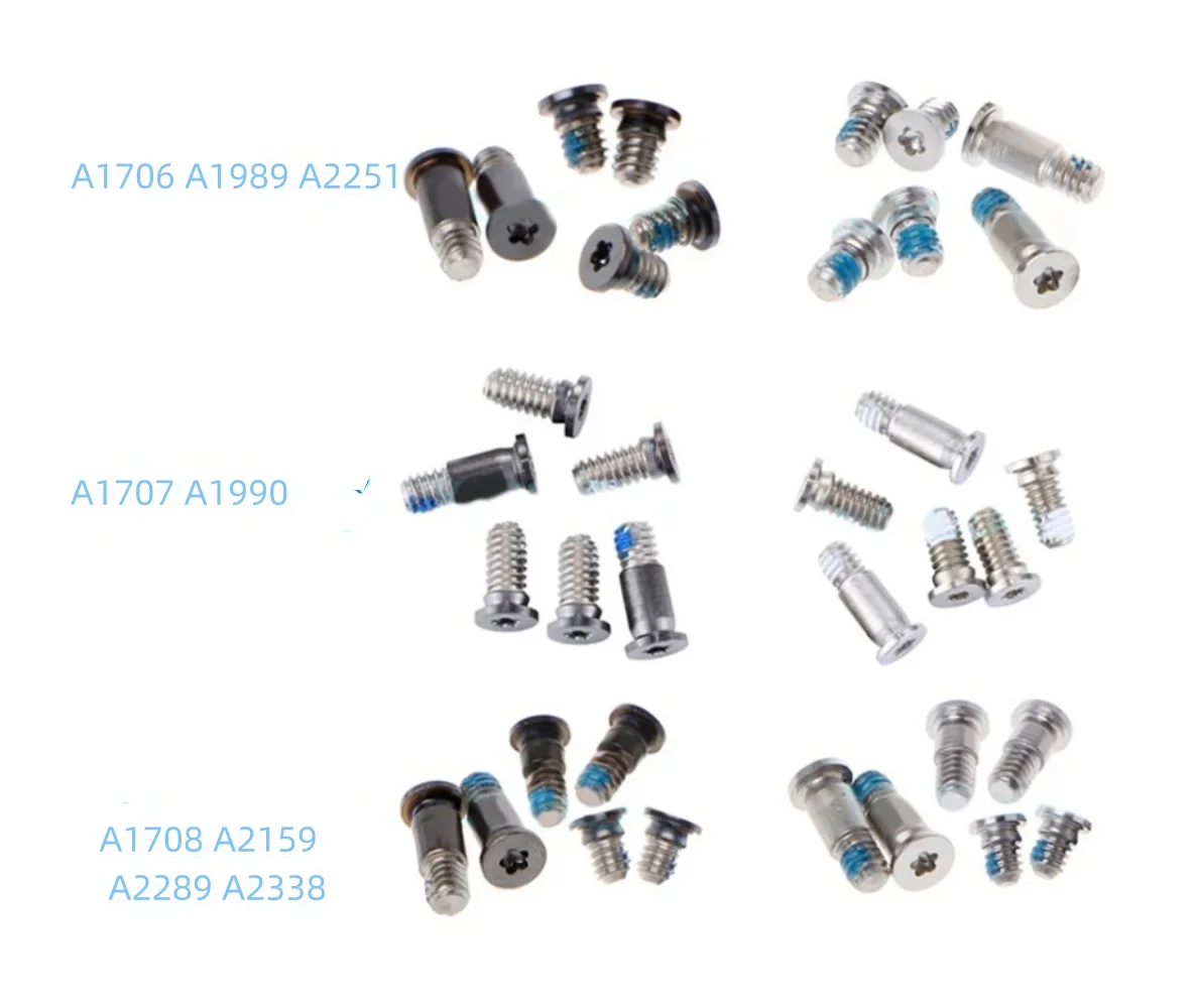 

Комплект винтов для задней крышки A1706/A1989/A2251/A1707/A1990/A1708/A2159/A2289/A2338, 6 шт.