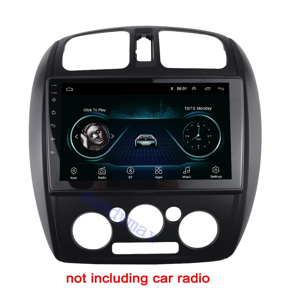 9 inch 2 Din Car Radio Fascia Frame For MAZDA 323 HAIMA FREEMA FORD LASER 2002-2008  Android Radio Audio Dash Fitting Panel Kit