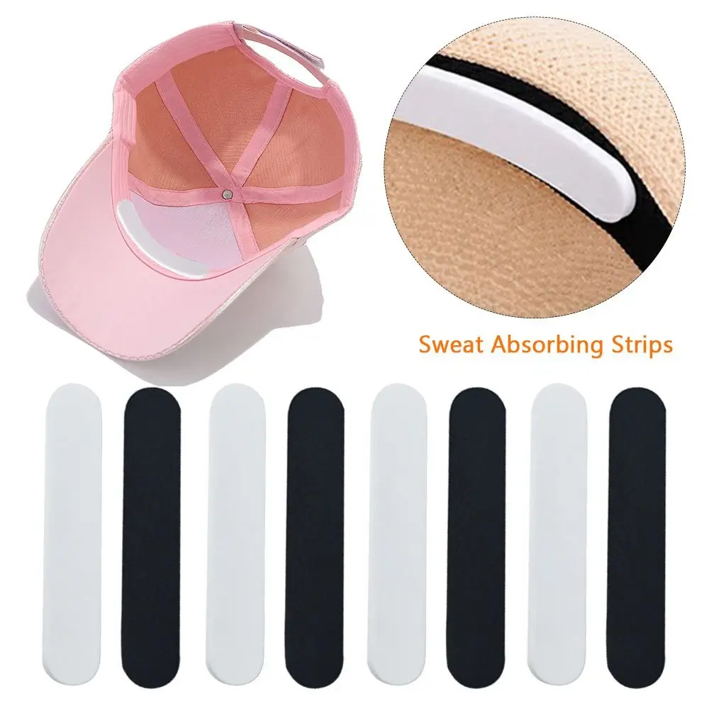 

Fashion Black/White Hat Size Reducer Self Adhesive Durable Caps Reducing Tape DIY Sweat Absorbing Strips Women