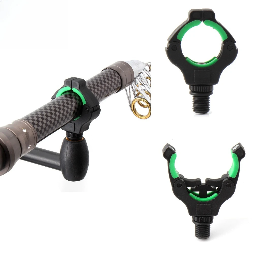 

Library fishing accessories magnetic suction black and green nylon plastic clamp rod magnet bracket head accessories