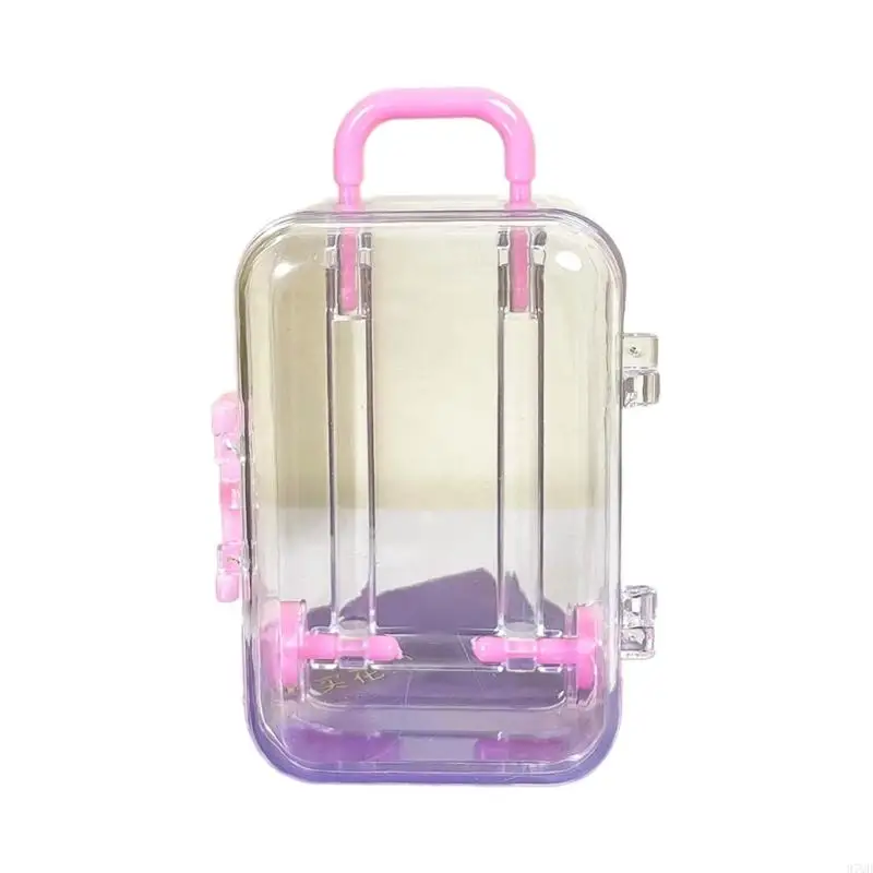 Vali mini 97QD cho búp bê thu nhỏ Hộp lưu trữ hành lý nhỏ