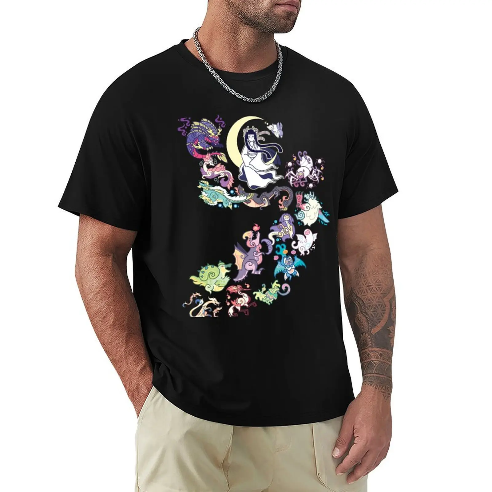 

Wyvernian T-Shirt plain T-shirts oversize tees Short sleeve tee mens cotton t shirts