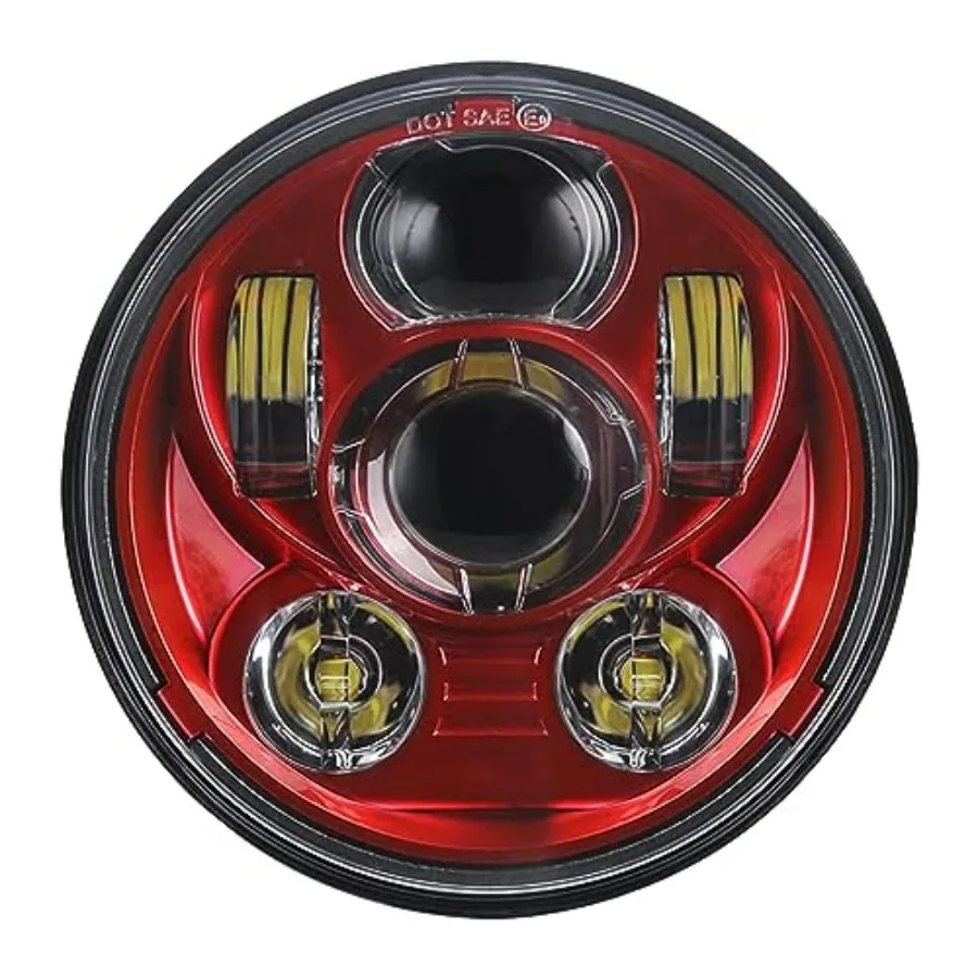 

Sportster Дальний фонарь 5,75 дюйма Мотоцикл 883, Sportster, тройной, низкий райдер, широко скользящий налобный фонарь Проектор переднего света