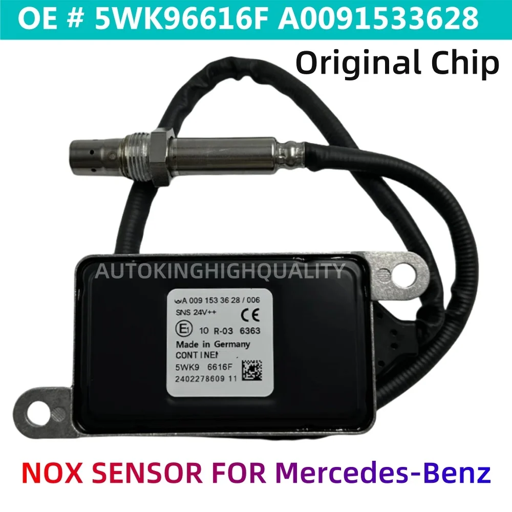 

A0091533628 5WK96616F Nox Oxide Sensor For Mercedes-Benz Actros Atego Truck 0091533628 5WK96616D