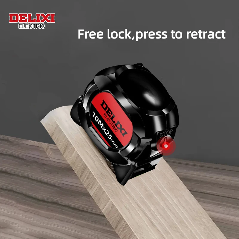 3/5/7,5/10 m selbstsicherndes einziehbares Maßband, metrisches Maßband, bruchsicheres ABS-Gehäuse