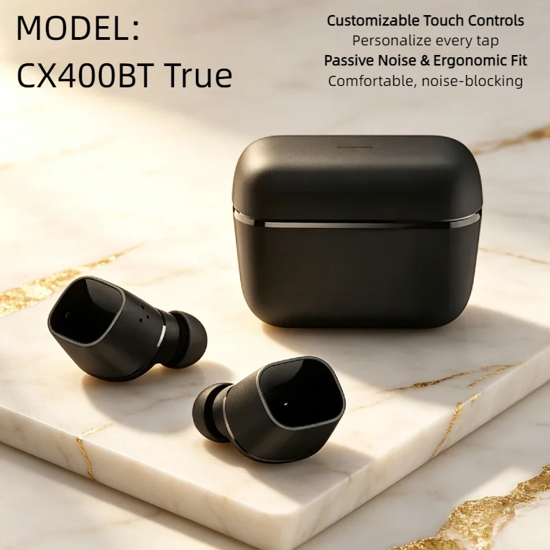 

CX400BT True Wireless in Ear Sports Headset Stereo Bluetooth Noise Isolating Soundproof Earphones Receiver Advanced