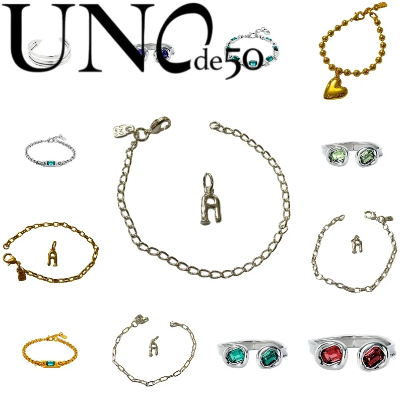 

Стильный золотой браслет UNOde50, роскошный, элегантность, цена со скидкой