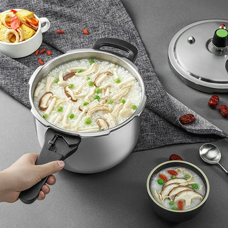 Autocuiseur à gaz domestique en acier inoxydable 304, cuiseur à induction général, autocuiseur Tat, étanche, 1-3-4-5-6