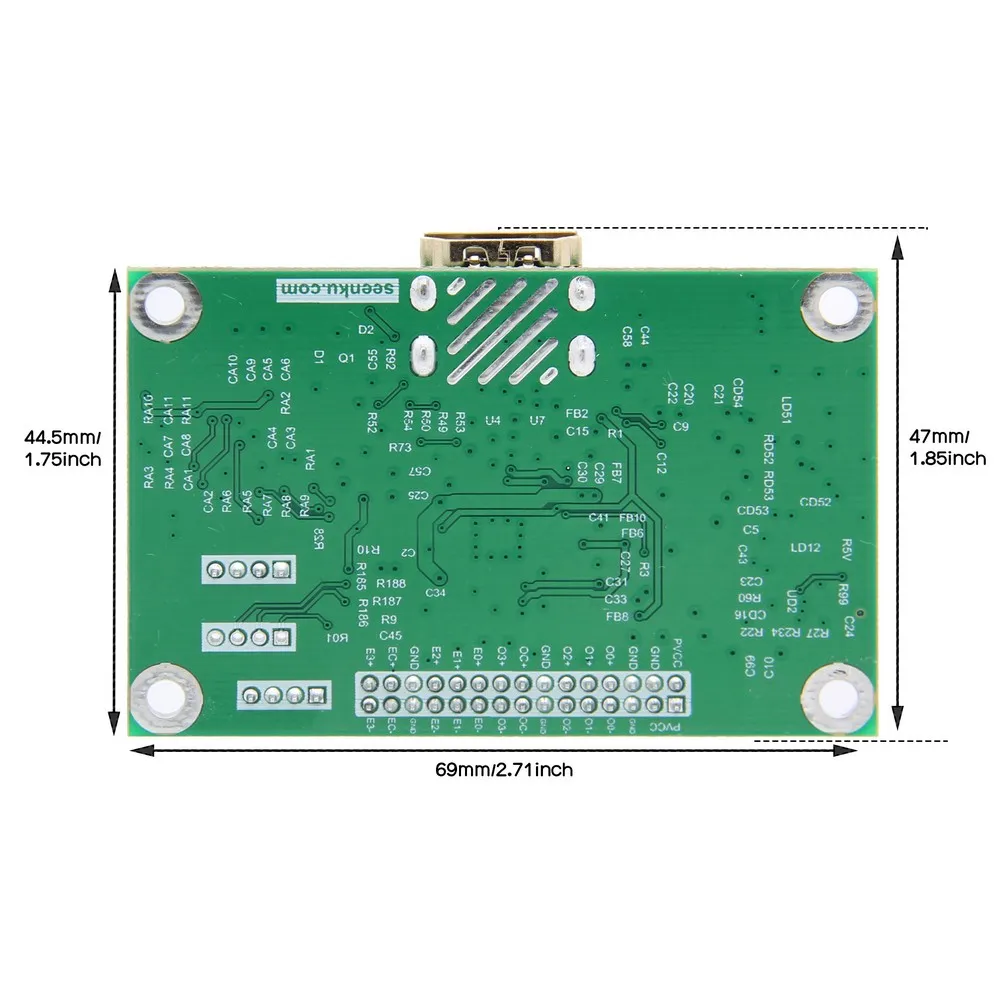 LVDS Driver Board / LVDS to HDMI-compatible Adapter Converter Supports 1080P Resolution