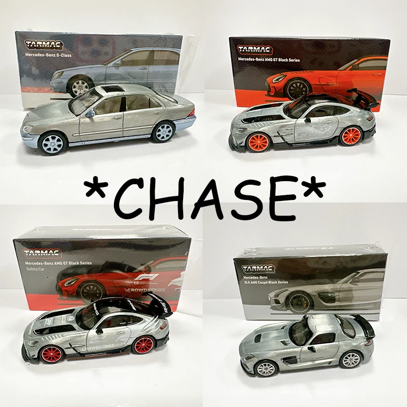 

**CHASE** Tarmac Works 1:64 Mercedes Benz AMG GT SLS C63 Коллекция моделей автомобилей Миниатюрная игрушка Скрытые предметы TW