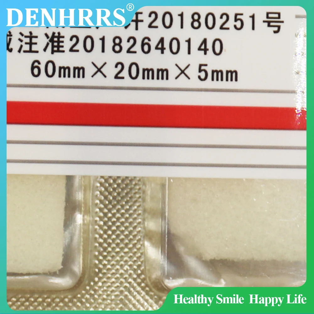 

2/5Packs Dental Hemostatic Sponge Dental Gauze Sponge Gelatin Wound Hemostatic Sponge Sterilize Gelatin Sponge