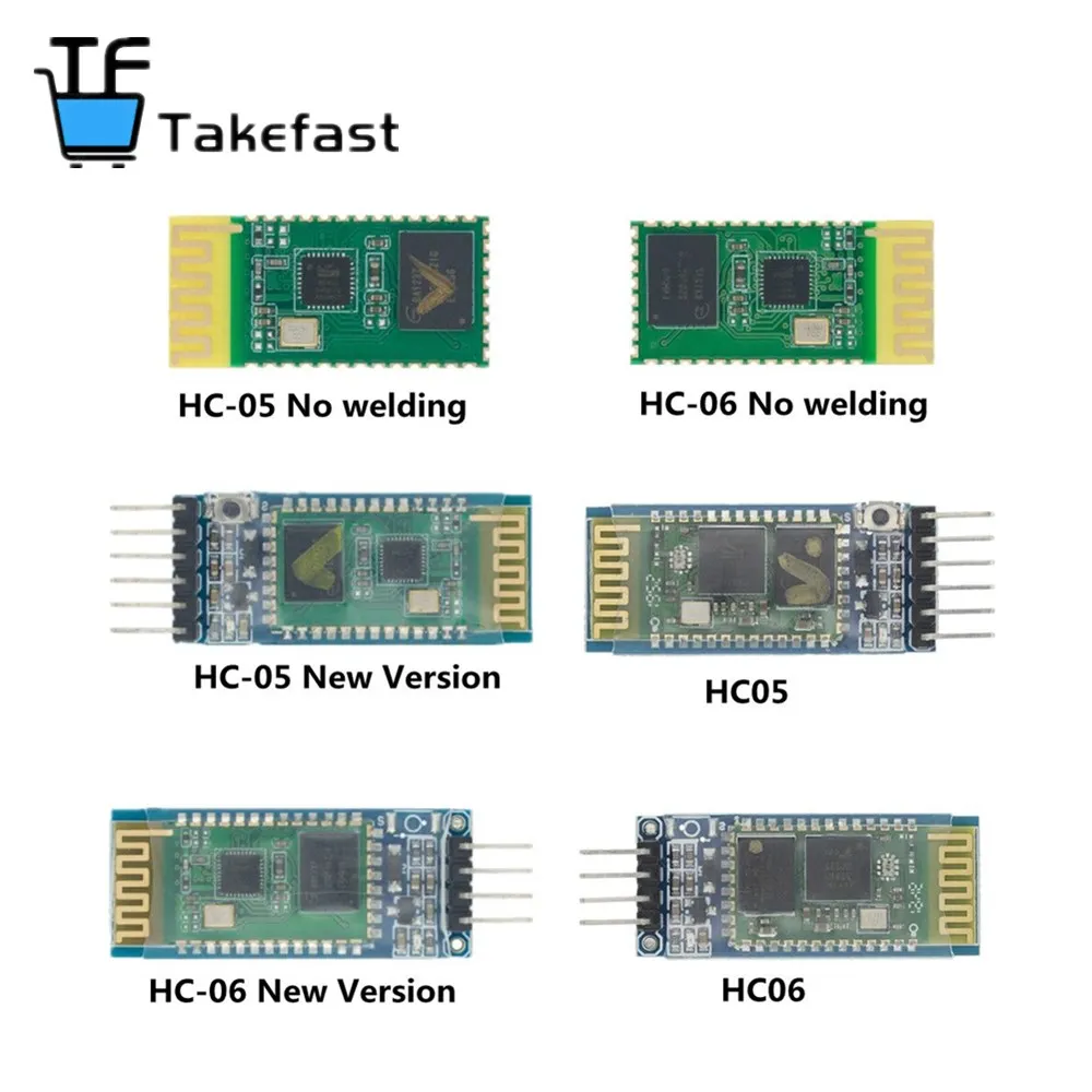 HC-05 HC-06 RF Wireless Bluetooth Transceiver Slave Module HC05 / HC06 RS232 / TTL to UART Converter and Adapter For Arduino NEW