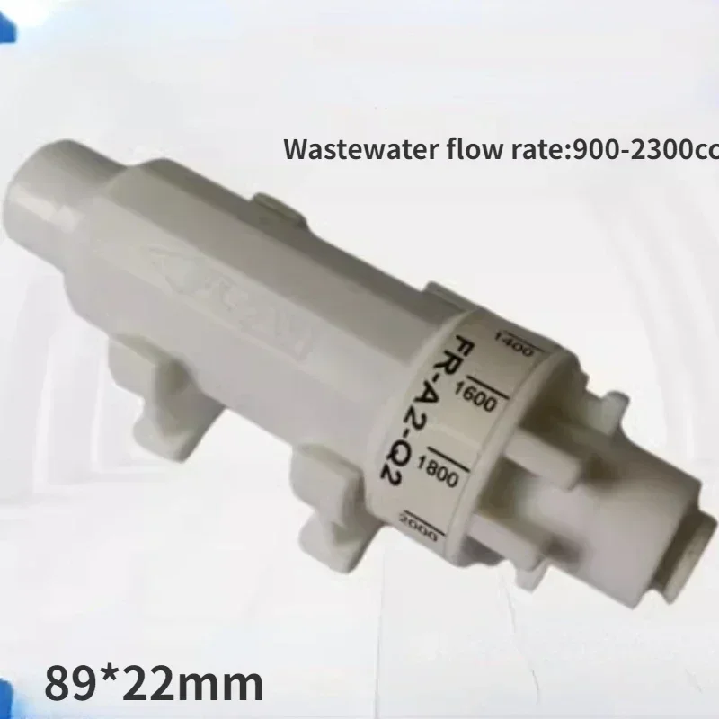 FR-A2-Q2 900-2300CC  Adjustable Waste Water Flow Regulater Restrictor for RO water purifier with 1/4 PE Hose Water Filter Parts