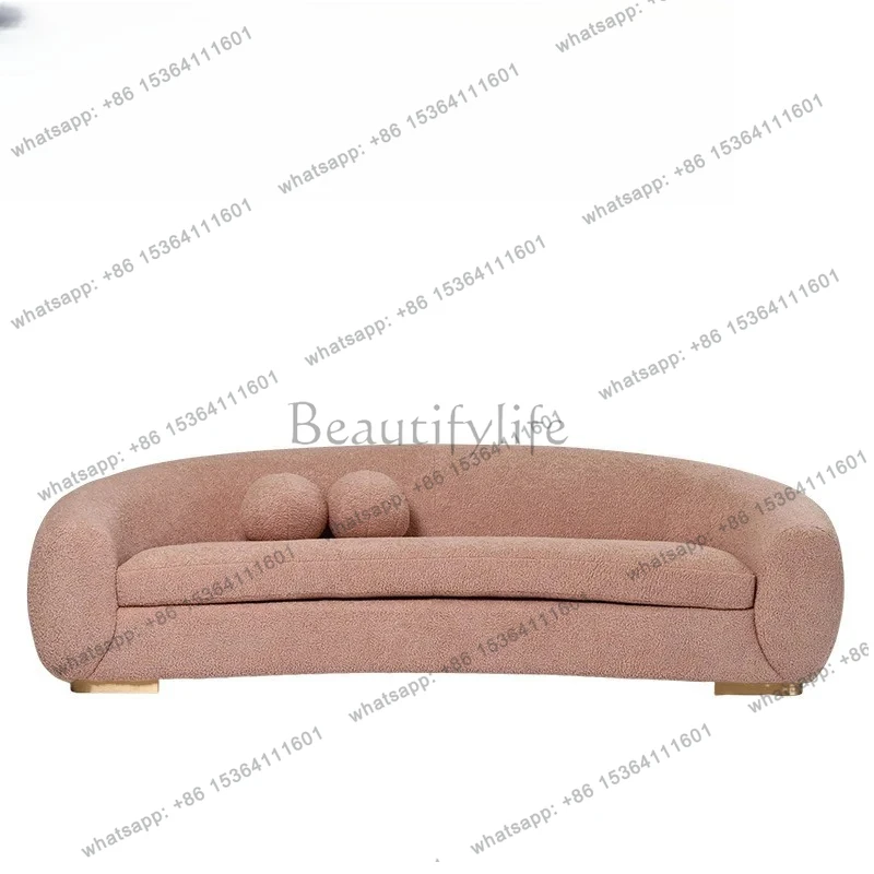 Living Room Single Sofa Simple Small Apartment Balcony Leisure Fabric Modern