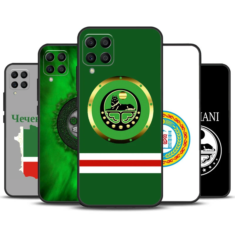 Chechnya Chechen Flag Case For Samsung Galaxy M14 M34 M54 M31 M51 M12 M32 M52 M13 M23 M33 M53 M30s M31s M20 Cover