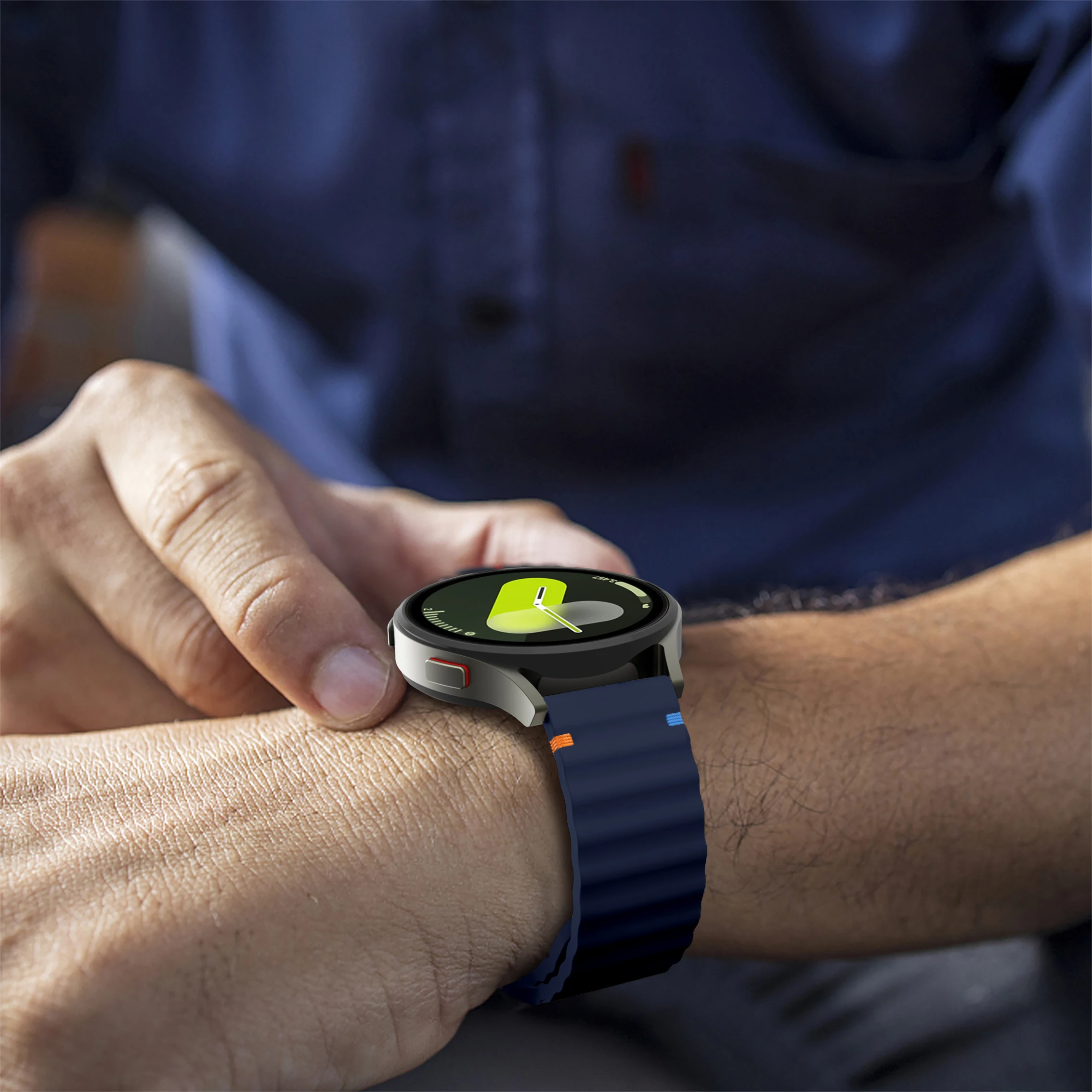 Ремешок силиконовый для Amazfit Active 42 мм/GTS 2 mini/GTS 4/GTR mini band 20 мм, подходит для Amazfit Active 42 мм/Bip U/GTS 2/ GTS 3