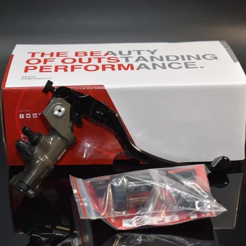 Motorcycle electric motorcycle brake modification direct push up pump CNC18MM piston factory team GP pump for 22MM handlebar