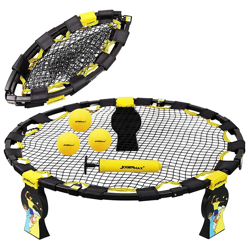 Cross-border full-folding bouncing ball beach volleyball game, rebound ball outdoor leisure sports spike game set