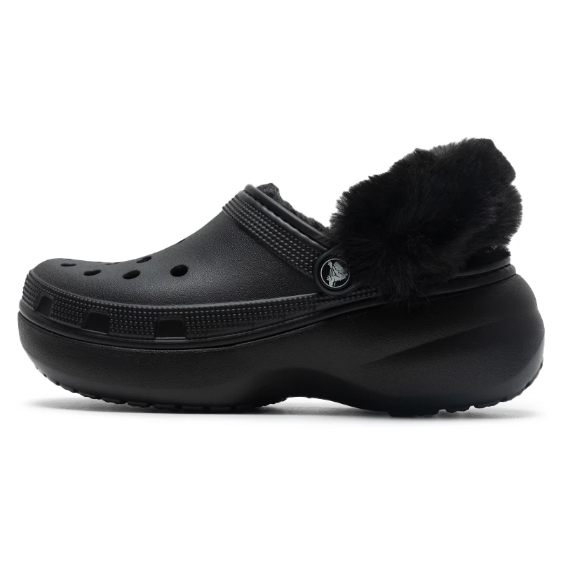 

Crocs (Crocs) Men's and Women's Shoes, Slippers, Sandals, Classic Cloud Warm Cotton Clog Clogs, Casual Sandals 212854-001