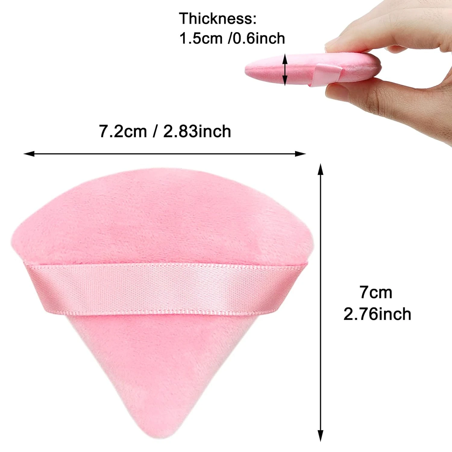 

Бархатные пуфы для макияжа высокого качества emium — сочетание в шелковистых гладких бархатных пухов для гламурного образца макияжа — привлекают профессиональную форму