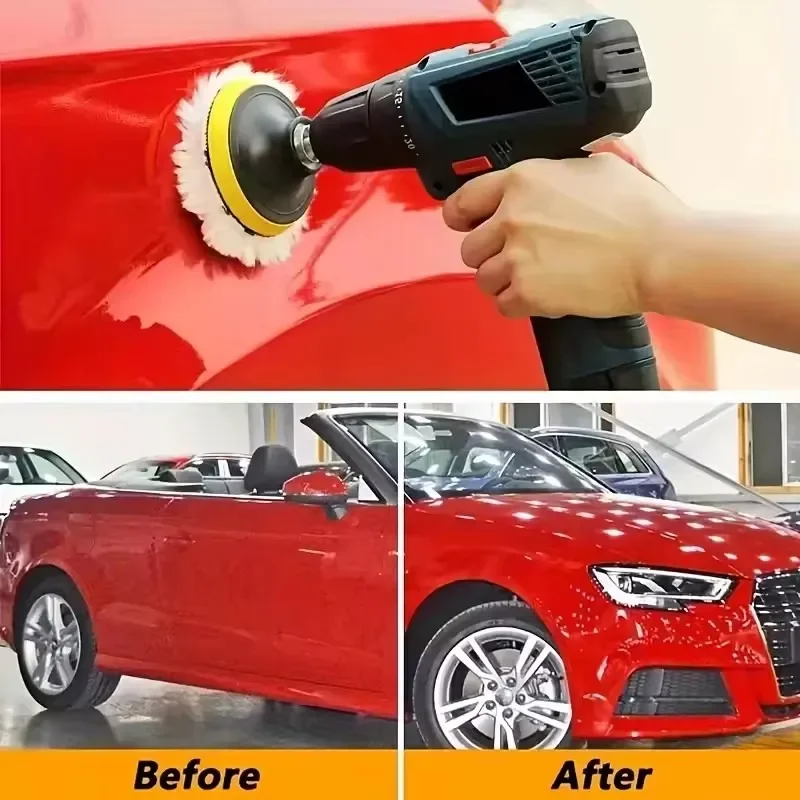 6 шт./компл., комплект прочных полировальных подушечек, профессиональная губка высокой плотности, пенопластовая подушечка для ухода за краской автомобиля/лак для пола/инструменты для удаления царапин