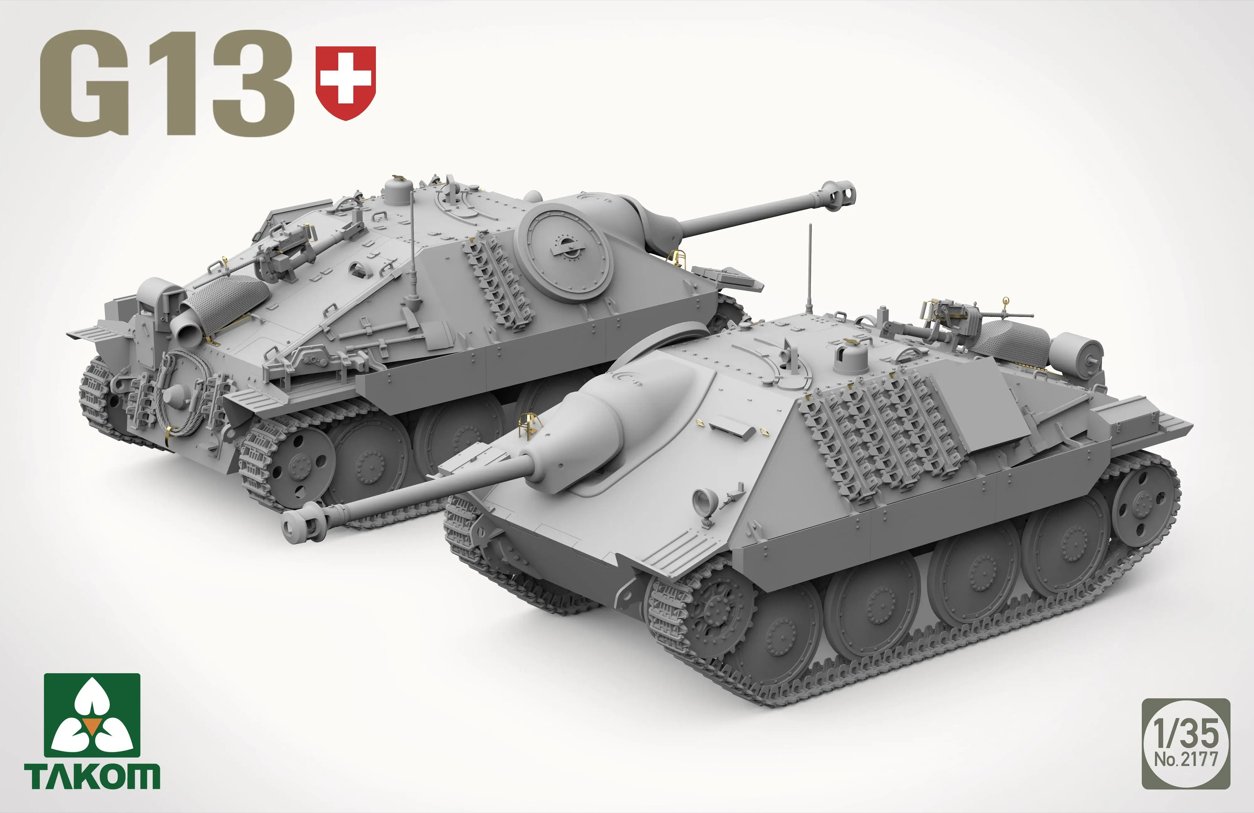 Takom 2177 1/35 Scale Swiss Pzj G13 (Plastic model)