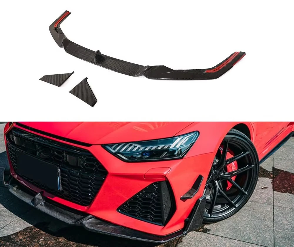 

Prepreg Carbon RS7 Front Lip Winglets for RS7 C8 Sportback 4-Door 2019- 2021